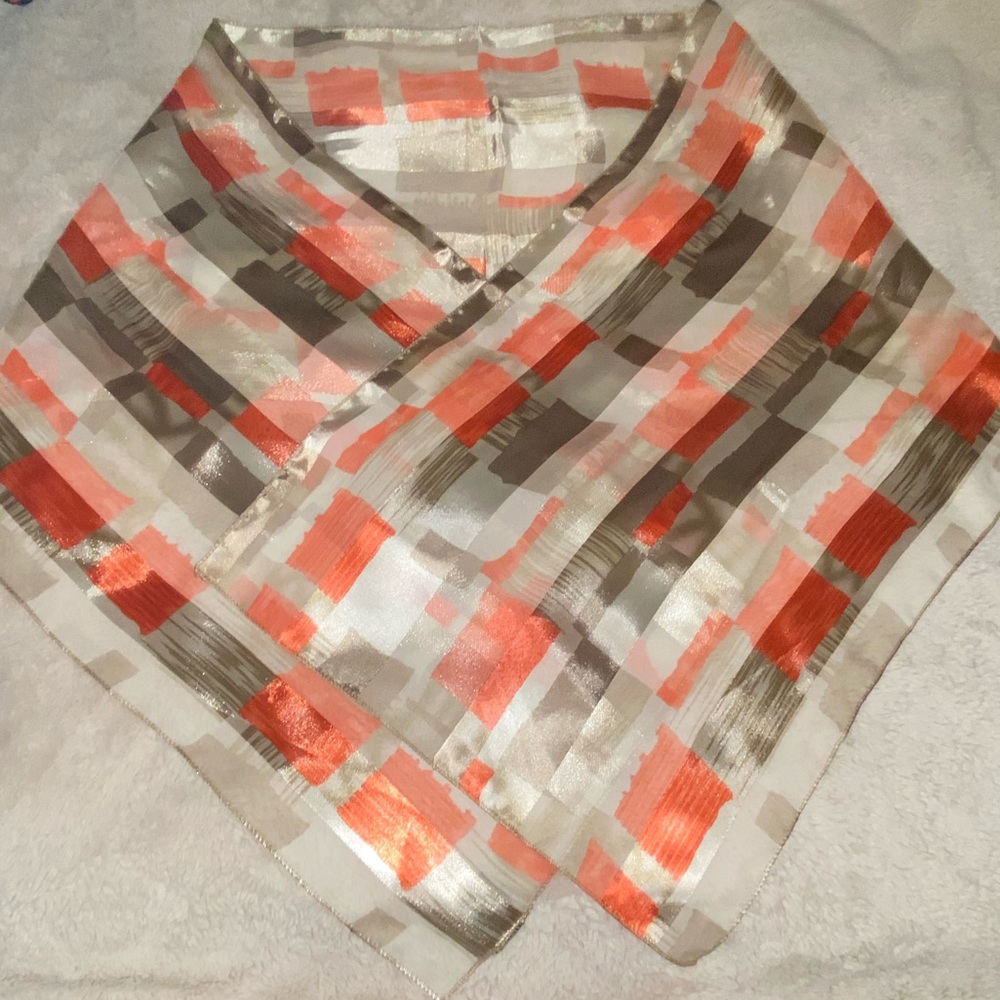 Beautiful Silk-Like Scarf - Picture 3 of 5